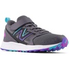 New Balance Unisex-Child Kids Fresh Foam 650 V1 Bungee Lace with Top Strap | Running Shoes(Magnet/Electric Indigo/Cosmic Rose)