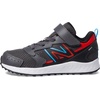 New Balance Unisex-Child Kids Fresh Foam 650 V1 Bungee Lace with Top Strap | Running Shoes(Magnet/Neo Flame/Vibrant Sky)