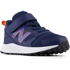 New Balance Unisex-Child Kids Fresh Foam 650 V1 Bungee Lace with Top Strap | Running Shoes(Nb Navy/Blue Oasis/Team Orange)
