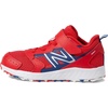 New Balance Unisex-Child Kids Fresh Foam 650 V1 Bungee Lace with Top Strap | Running Shoes(Team Red/Night Sky/White)