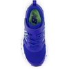 New Balance Unisex-Child Kids Fresh Foam 650 V1 Bungee Lace with Top Strap | Running Shoes(Team Royal/Bleached Lime Glo)