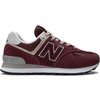 New Balance Women’s 574 Core Sneaker | Casual Shoes(Burgundy-white)