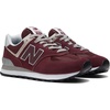 New Balance Women’s 574 Core Sneaker | Casual Shoes(Burgundy-white)