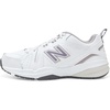 New Balance Women’s 608 V5 Casual Comfort Cross Trainer(White/Candied Violet)