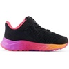 New Balance unisex-baby baby-boys Fresh Foam Arishi V4 Hook & Loop(Black/Passion Fruit/Dragon Berry)