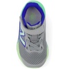 New Balance unisex-baby baby-boys Fresh Foam Arishi V4 Hook & Loop(Slate Grey/Blue Gemstone/Lime Leaf)