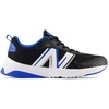 New Balance unisex-child 545 V1 Lace-up(Black/Blue Oasis)