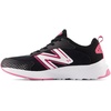 New Balance unisex-child 545 V1 Lace-up(Black/Carnival Pink)