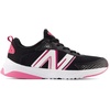 New Balance unisex-child 545 V1 Lace-up(Black/Carnival Pink)