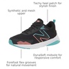 New Balance unisex-child 545 V1 Lace-up(Black/Grapefruit/Summer Aqua)