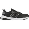 New Balance unisex-child 545 V1 Lace-up(Black/White/Silver Metallic)