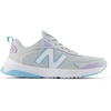 New Balance unisex-child 545 V1 Lace-up(Granite/Lilac Glo/Team Sky Blue)