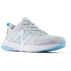 New Balance unisex-child 545 V1 Lace-up(Granite/Lilac Glo/Team Sky Blue)