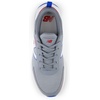 New Balance unisex-child 545 V1 Lace-up(Steel/Team Red/Blue Oasis)