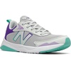 New Balance unisex-child 545 V1 Lace-up(Summer Fog/Deep Violet/Summer Jade)