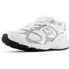 White/Silver Metallic