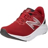 Crimson/White/Silver Metallic