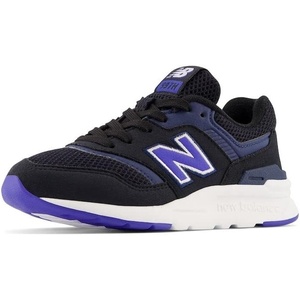 New Balance Baby Boys’ 997h V1 Bungee Sneakers | Casual Shoes(Black/Marine Blue)