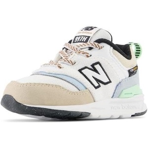 New Balance Baby Boys’ 997h V1 Bungee Sneakers | Casual Shoes(White/Bright Sky)
