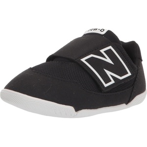 New Balance Baby Boys’ New-b V1 Hook and Loop(Black/White)