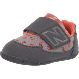 New Balance Baby Boys’ New-b V1 Hook and Loop(Magnet/Shadow Grey/Poppy)