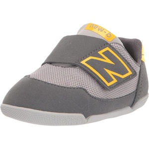 New Balance Baby Boys’ New-b V1 Hook and Loop(Rain Cloud/Egg Yolk)