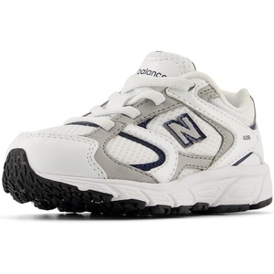New Balance Kid’s 408 Bungee Lace | Casual Shoes(Nb 103 White/Natural Indigo)