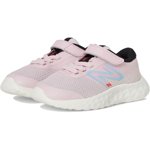 New Balance Kids’ 520 V8 Bungee(Mid Century Pink/Team Sky Blue/Black)