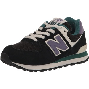 New Balance Kids’ 574 V1 Neo Sole Lace-up(Black/Mercury/Vintage Teal)