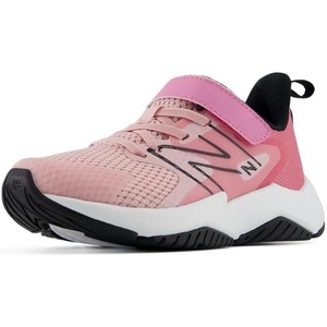 New Balance Kids Rave Run V2 Bungee | Road Running Shoes(Pink Chalk/Signal Pink)
