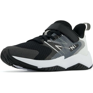 New Balance Kids’ Rave Run V2 Hook and Loop | Road Running Shoes(Black/White)