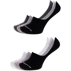 New Balance Men’s and Women’s Performance Cushioned Liner Socks – 6 & 12 Pairs – Moisture Wicking(Black Assorted (6 Pairs))