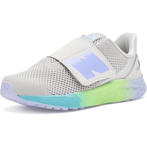 New Balance unisex-baby baby-boys Fresh Foam Arishi V4 Hook & Loop(Grey Matter/Daybreak/Cosmic Jade)