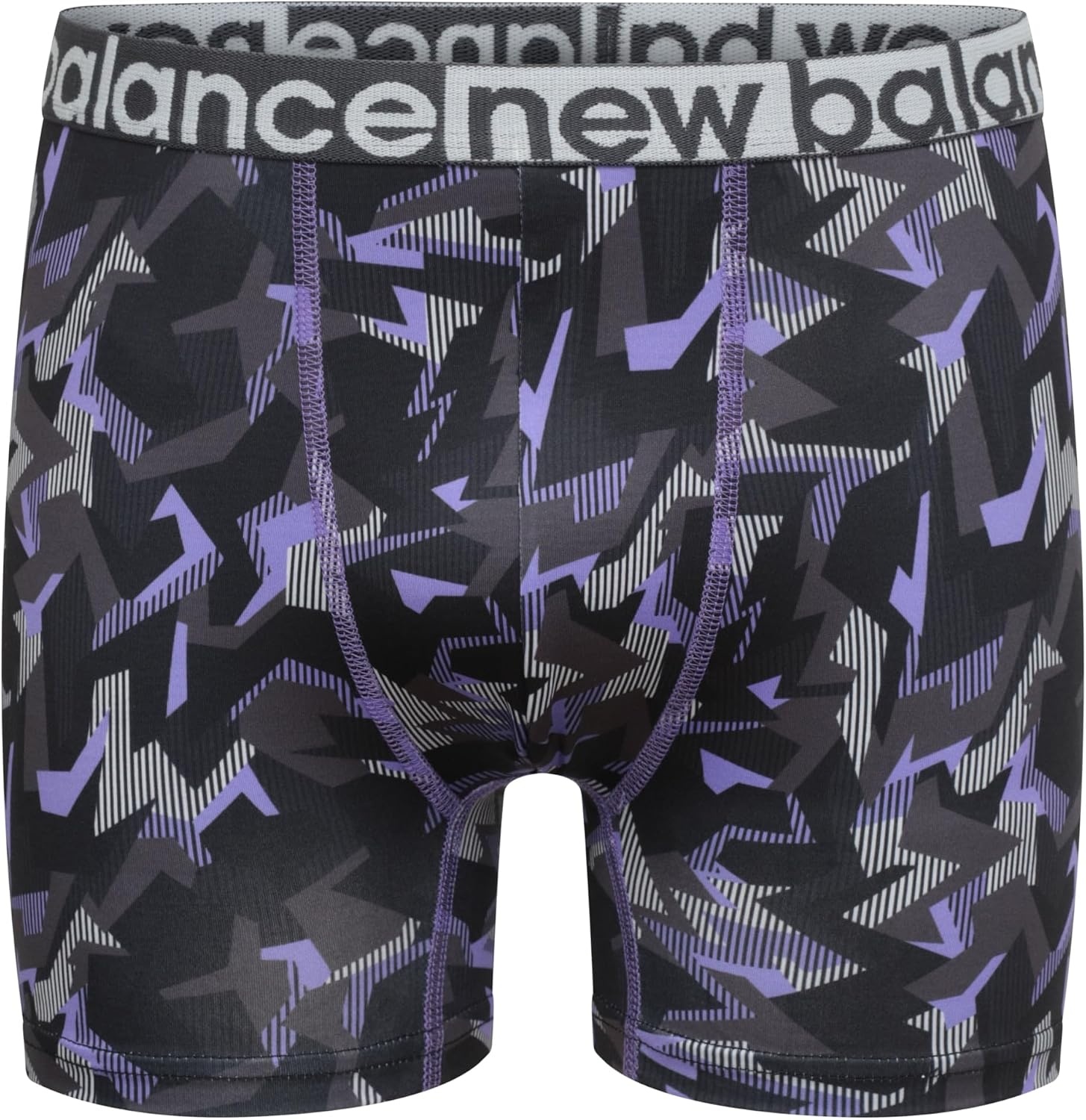 image:imageNew Balance Boys 35 Underwear Performance Boxer Briefs 4 PackElectric Thunderbolt CamoElectric IndigoMagnetBlack