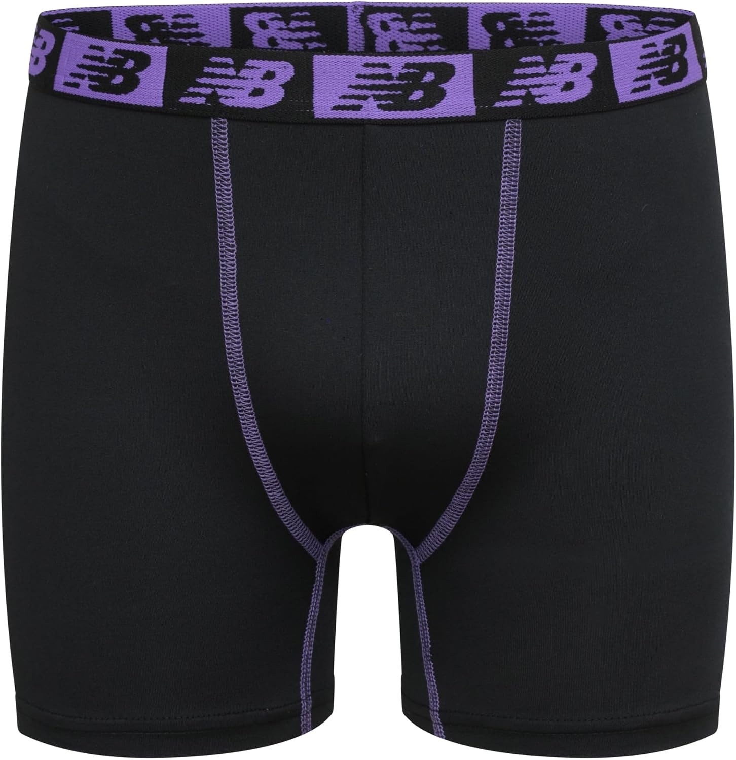 image:imageNew Balance Boys 35 Underwear Performance Boxer Briefs 4 PackElectric Thunderbolt CamoElectric IndigoMagnetBlack