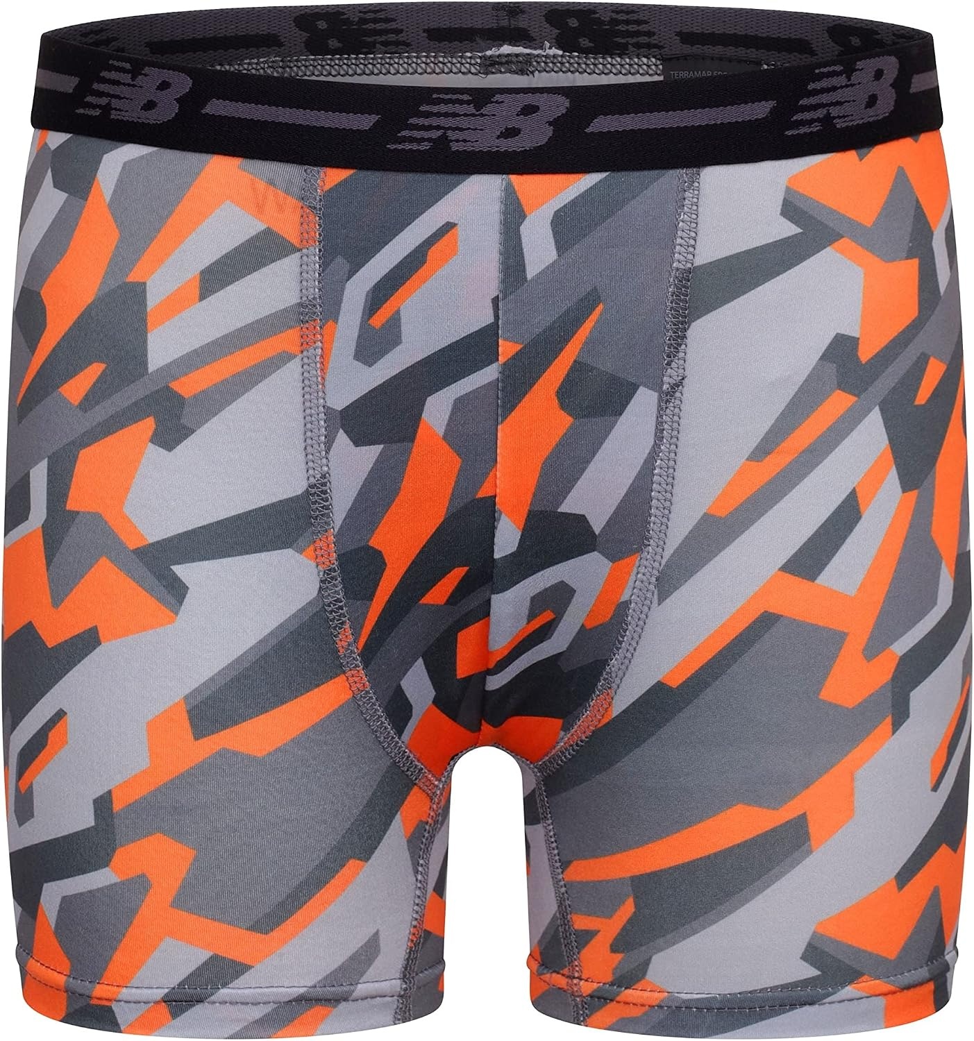 image:imageNew Balance Boys 35 Underwear Performance Boxer Briefs 4 PackLavaAvalanche GreyBlackAvalanche Lava