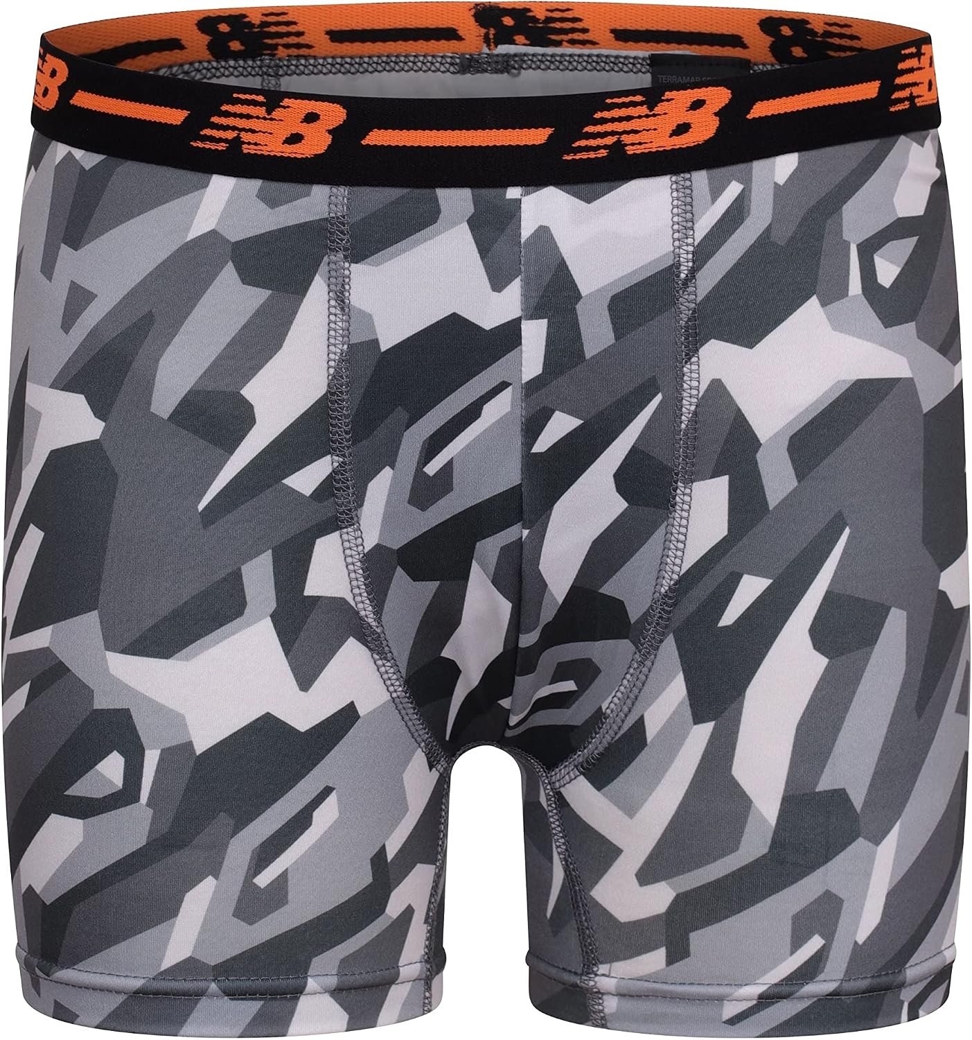 image:imageNew Balance Boys 35 Underwear Performance Boxer Briefs 4 PackLavaAvalanche GreyBlackAvalanche Lava