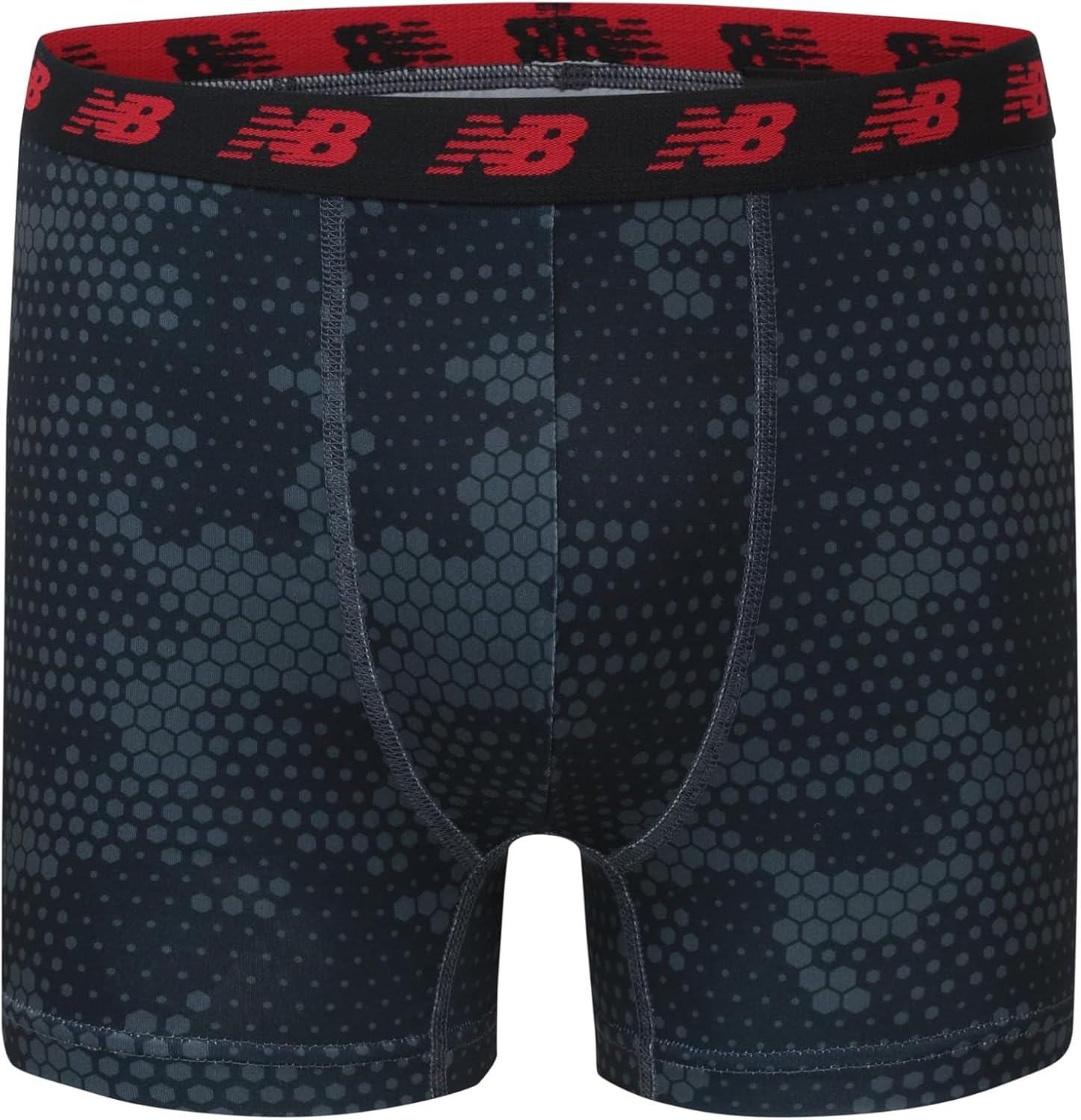 image:imageNew Balance Boys 35 Underwear Performance Boxer Briefs 4 PackMagnet PrintTeam RedBlackTeam Red Print
