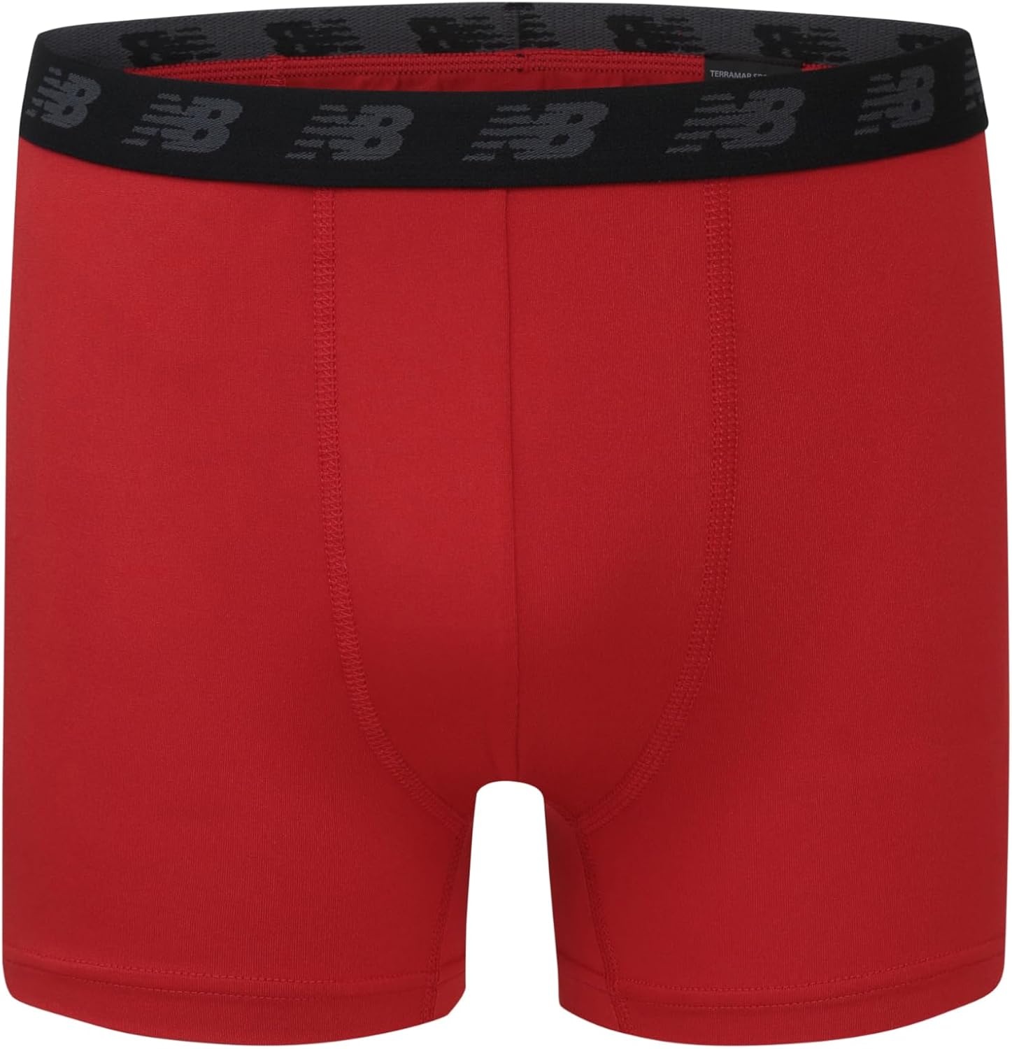 image:imageNew Balance Boys 35 Underwear Performance Boxer Briefs 4 PackMagnet PrintTeam RedBlackTeam Red Print