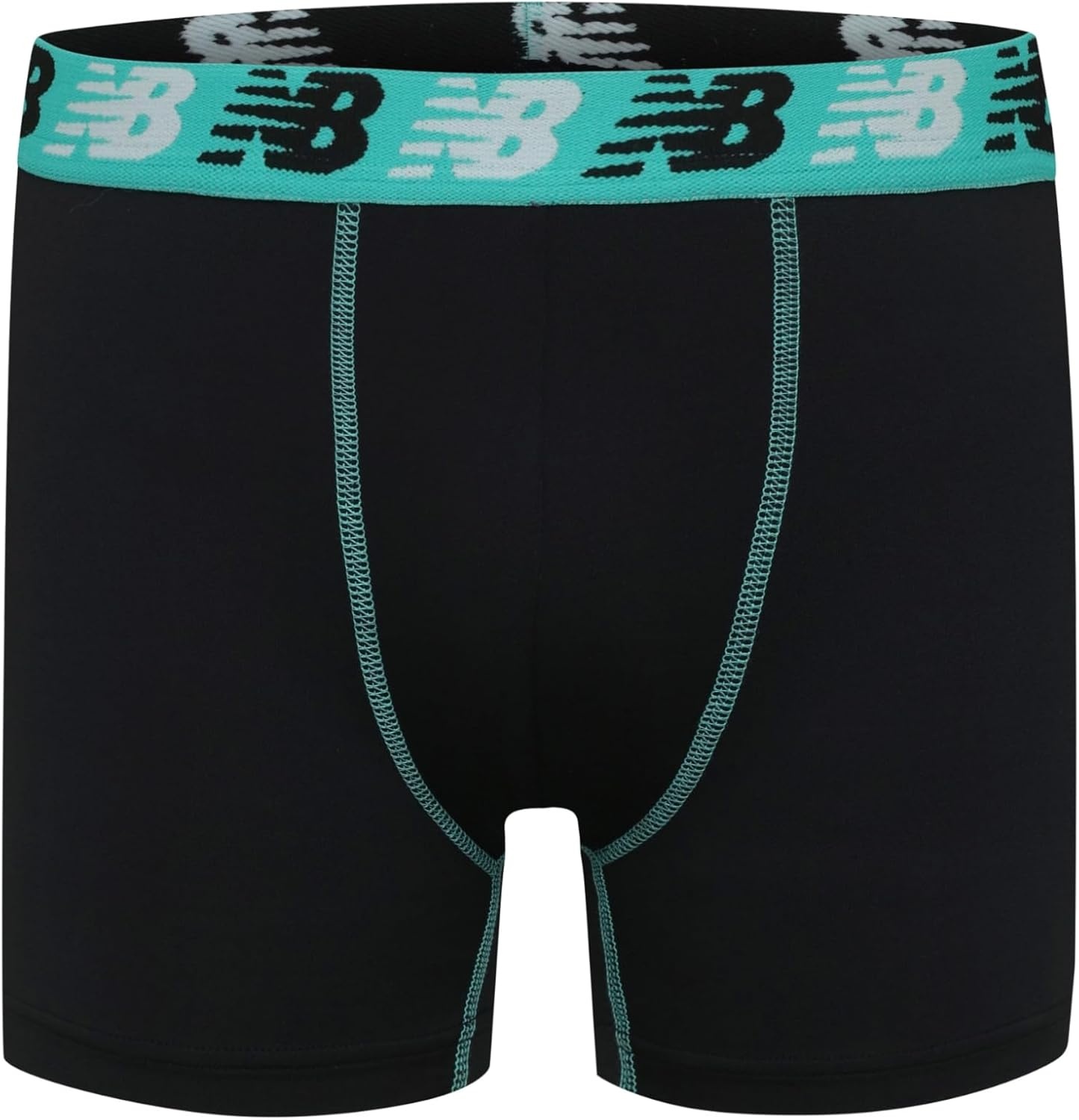 image:imageNew Balance Boys 35 Underwear Performance Boxer Briefs 4 PackMidnight VioletIceAiry TealBlack