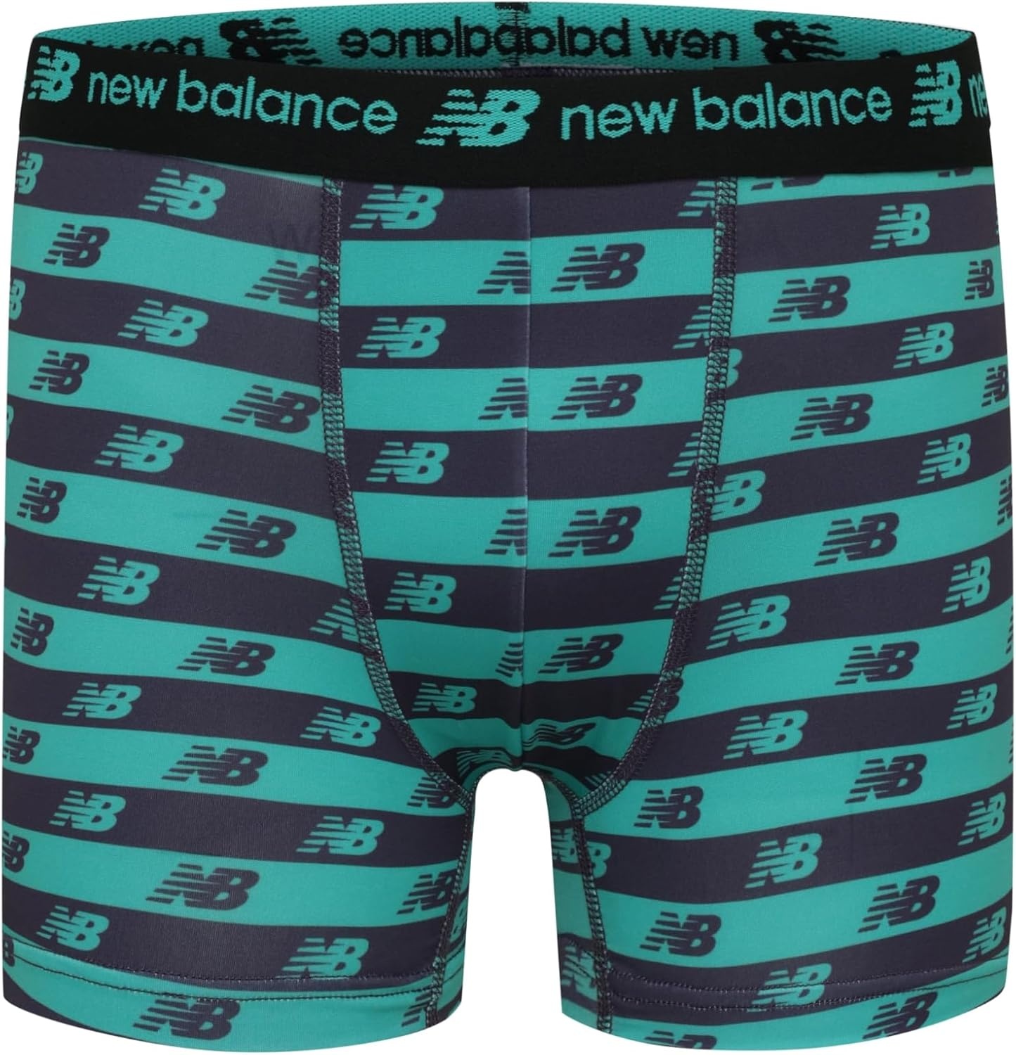 image:imageNew Balance Boys 35 Underwear Performance Boxer Briefs 4 PackMidnight VioletIceAiry TealBlack