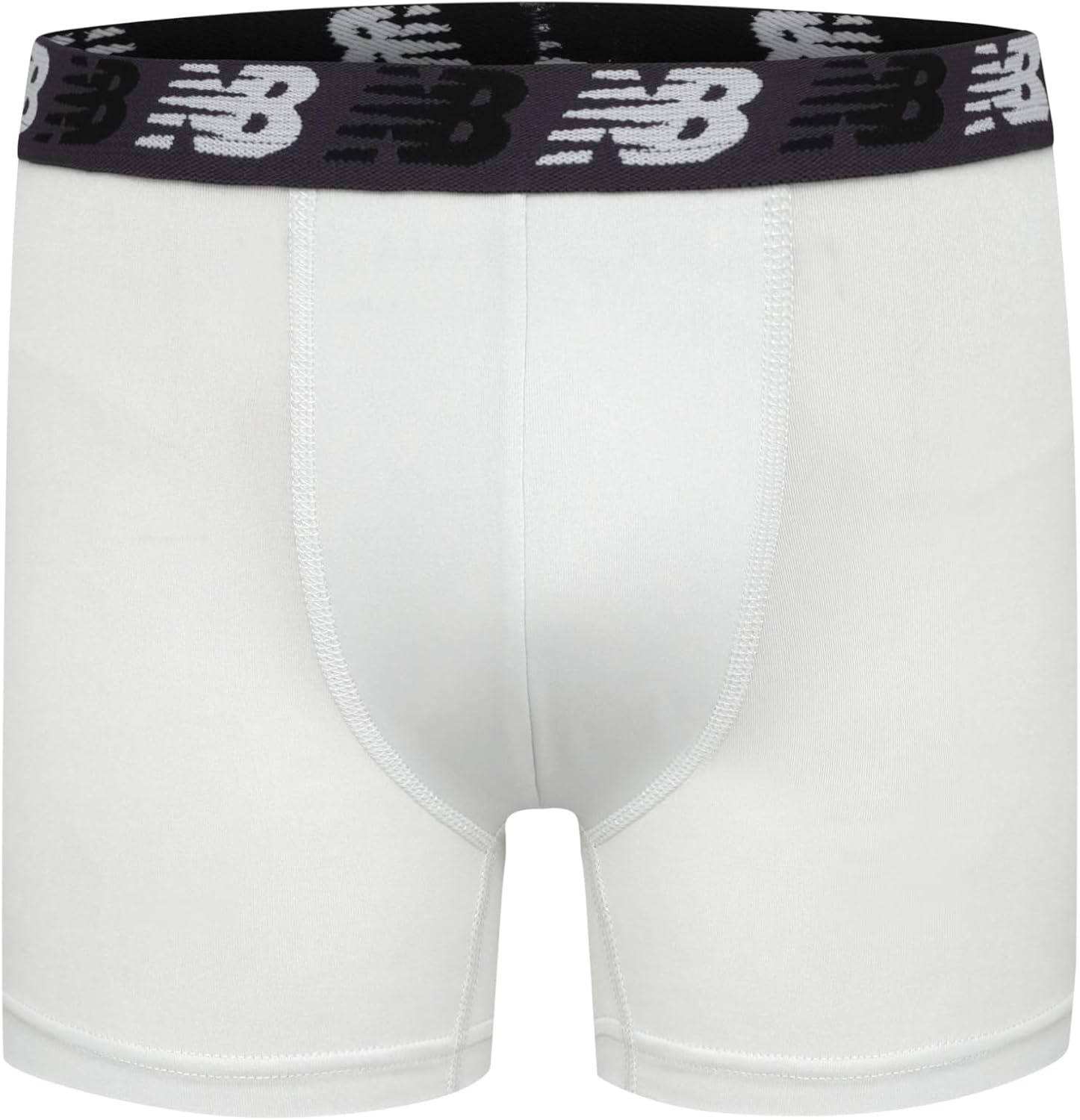 image:imageNew Balance Boys 35 Underwear Performance Boxer Briefs 4 PackMidnight VioletIceAiry TealBlack