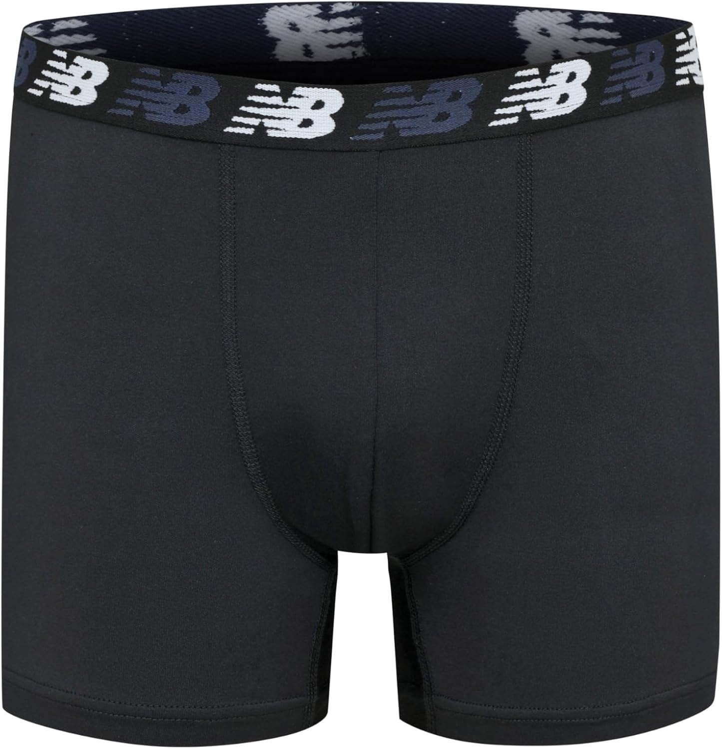 image:imageNew Balance Boys 35 Underwear Performance Boxer Briefs 4 PackNavy Dark ArticBlackNavyIce