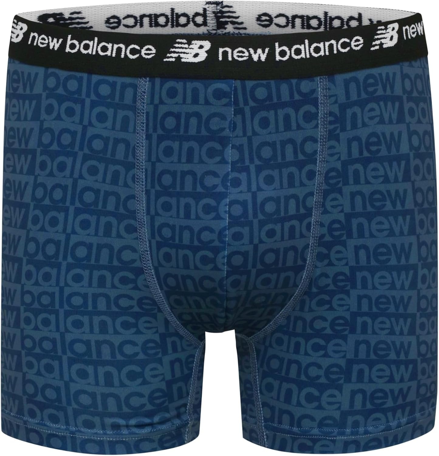 image:imageNew Balance Boys 35 Underwear Performance Boxer Briefs 4 PackNavy Dark ArticBlackNavyIce