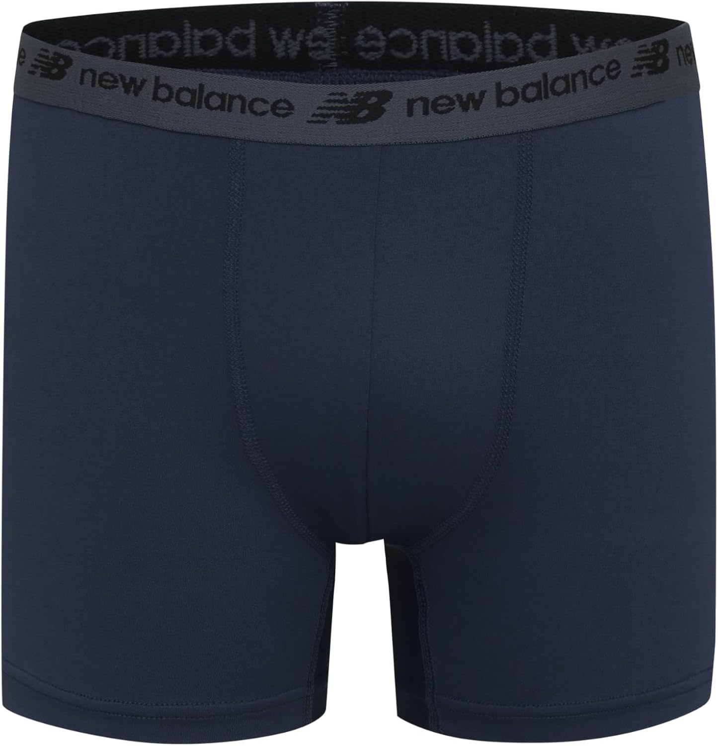 image:imageNew Balance Boys 35 Underwear Performance Boxer Briefs 4 PackNavy Dark ArticBlackNavyIce
