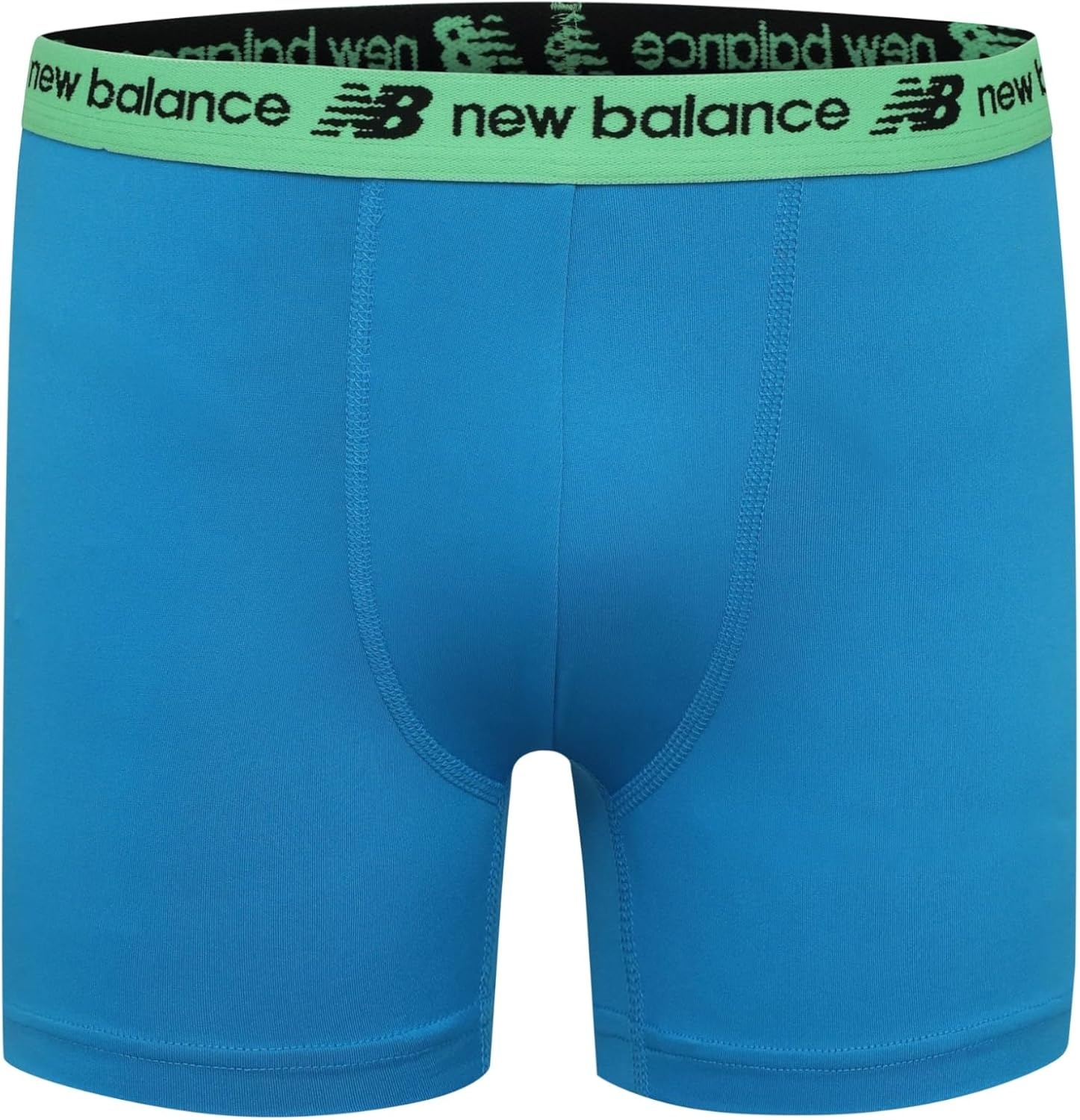 image:imageNew Balance Boys 35 Underwear Performance Boxer Briefs 4 PackSpice Blue ElectricIceSpice BlueBlack
