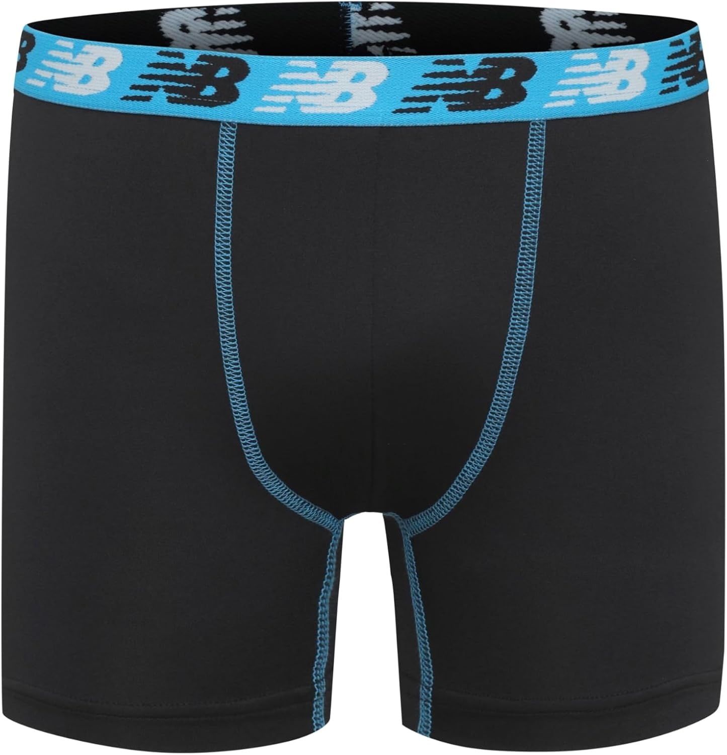 image:imageNew Balance Boys 35 Underwear Performance Boxer Briefs 4 PackSpice Blue ElectricIceSpice BlueBlack