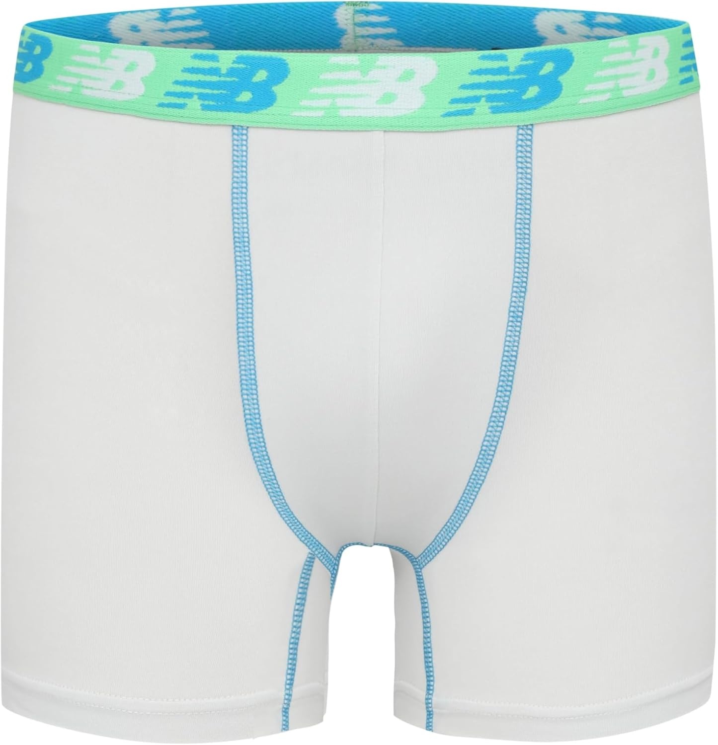 image:imageNew Balance Boys 35 Underwear Performance Boxer Briefs 4 PackSpice Blue ElectricIceSpice BlueBlack