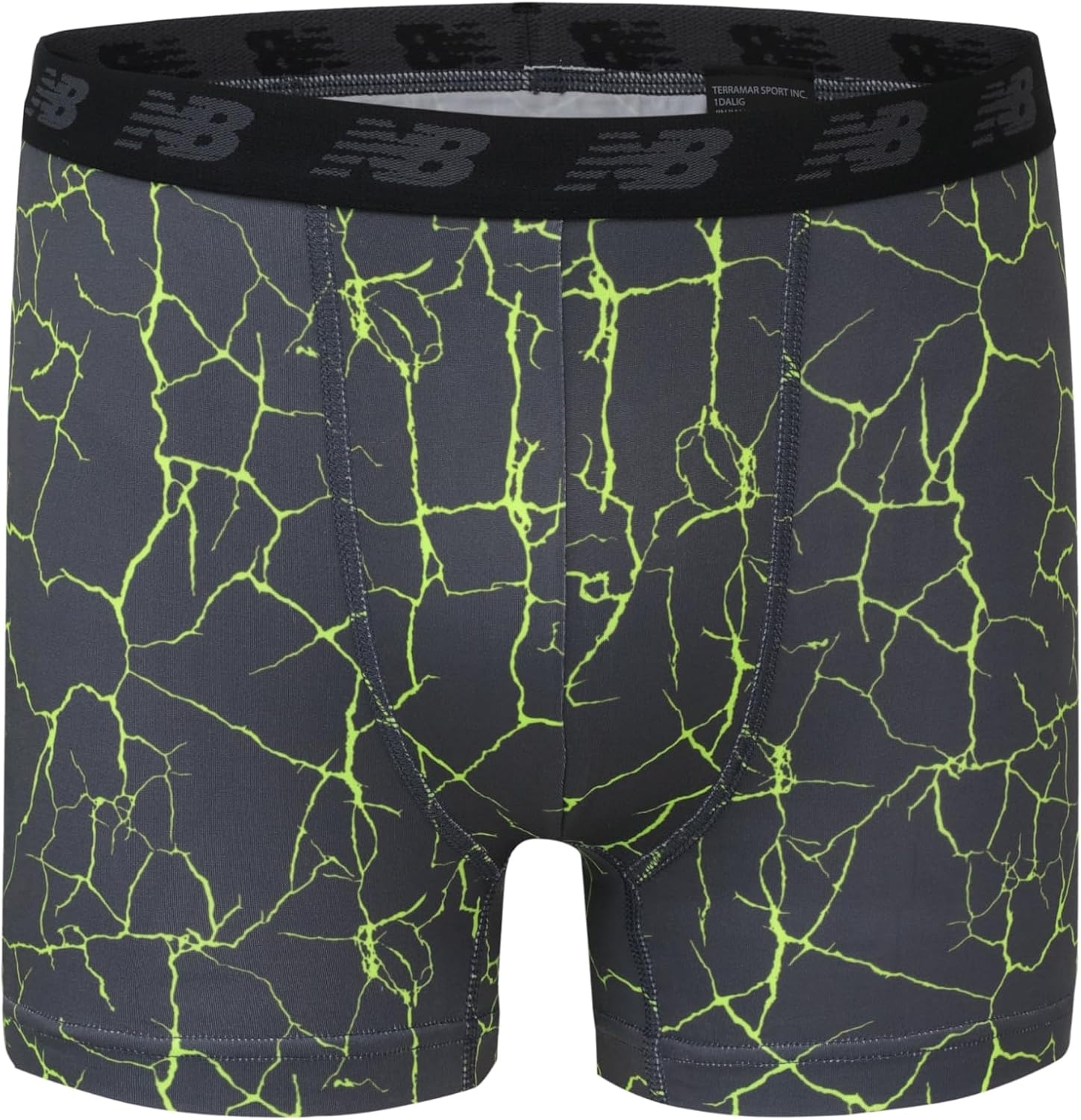 image:imageNew Balance Boys 35 Underwear Performance Boxer Briefs 4 PackWhiteHiliteBlackHilite Print