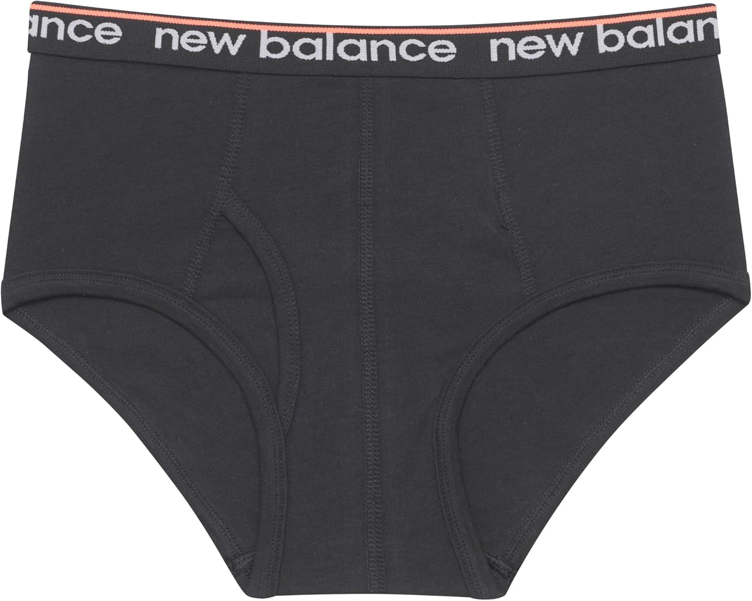 image:imageNew Balance Boys Nonbrushed Jersey Performance Wicking Cotton Brief Underwear 5 PackCastlerockRaincloudBlackRaincloudBlack